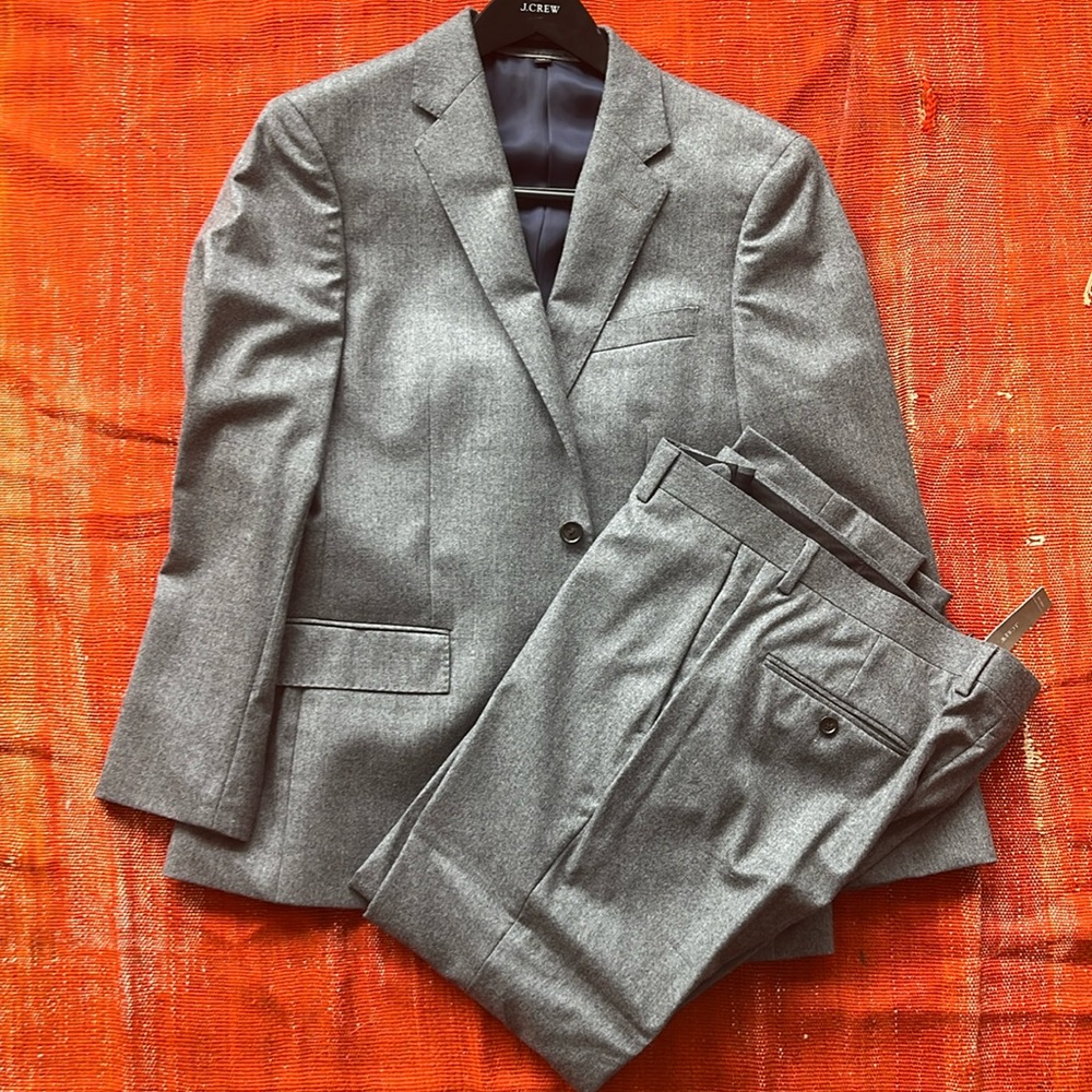 JCrew Ludlow Slim grey suit